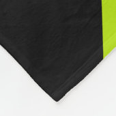 Couverture Polaire Tourbillon de marbre rétro vert et noir (Coin)