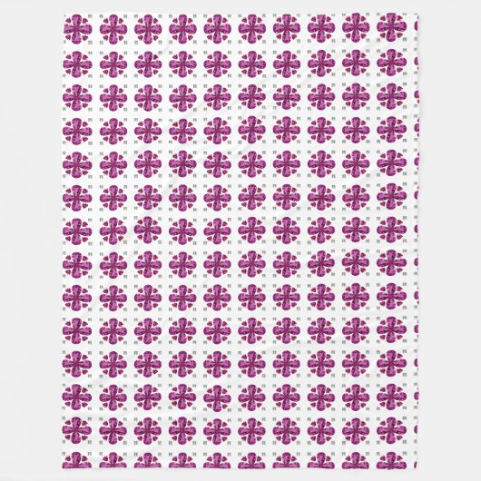 Couverture Polaire Tourmaline 4 feuilles (Devant)