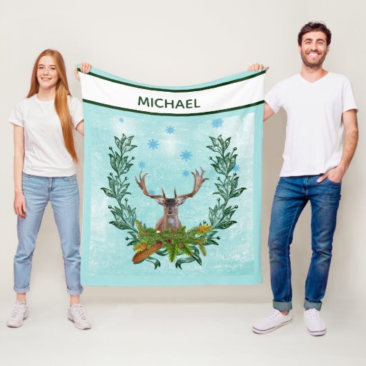 Couverture Polaire Tourneiges d'hiver Vintages modernes (En situation)