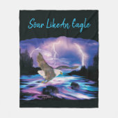 Couverture Polaire Tourner Comme Un Aigle (Devant)