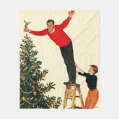 Couverture Polaire Tourner l'arbre (Devant)