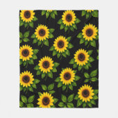 Couverture Polaire Tournesol (Devant)