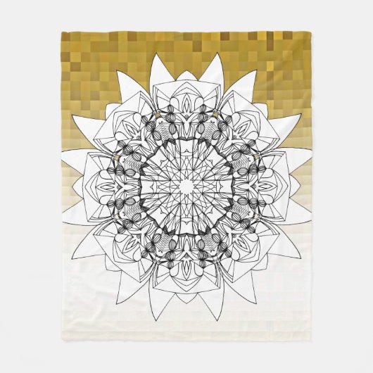 Couverture Polaire Tournesol (Devant)