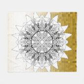 Couverture Polaire Tournesol (Devant (Horizontal))