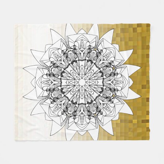 Couverture Polaire Tournesol (Devant (Horizontal))