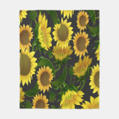 Couverture Polaire Tournesol (Devant)