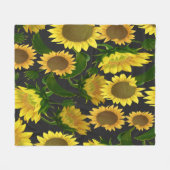 Couverture Polaire Tournesol (Devant (Horizontal))