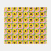 Couverture Polaire Tournesol (Devant (Horizontal))