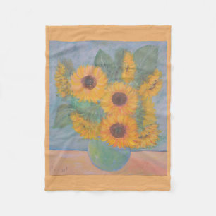 Couverture Polaire Tournesol doux