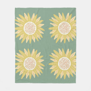 Couverture Polaire Tournesol géant