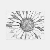 Couverture Polaire Tournesol illustré (Devant (Horizontal))