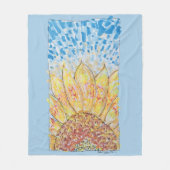 Couverture Polaire Tournesol Radiant Bloom (Devant)
