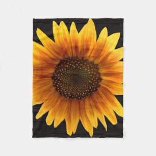 Couverture Polaire Tournesol rustique d'automne