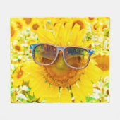 Couverture Polaire Tournesol Shades Chic (Devant (Horizontal))