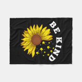 Couverture Polaire Tournesol Sourd (Devant (Horizontal))