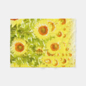 Couverture Polaire tournesols (Devant (Horizontal))