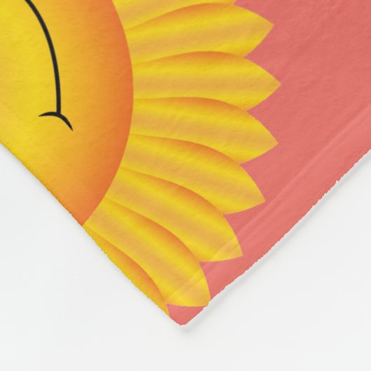 Couverture Polaire Tournesols de sourire (Coin)