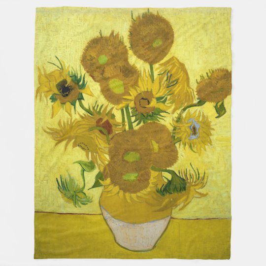 Couverture Polaire Tournesols Par Vincent Van Gogh Zazzle Be