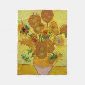 Couverture Polaire Tournesols, Vincent van Gogh, 1889 (Devant)