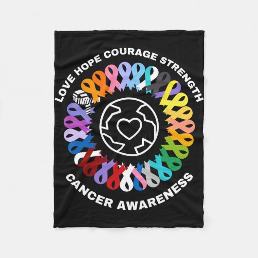 Couverture Polaire Tous les cancers comptent pour la sensibilisation (Devant)