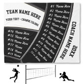 Couverture Polaire TOUS Les Joueurs Black White Volleyball Cadeaux En