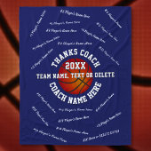 Couverture Polaire Tous les joueurs Noms des entraîneurs sur les cade