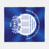 Couverture Polaire TOUS LES Noms De Cheerleader Les Dons De Cheerlead (Devant (Horizontal))