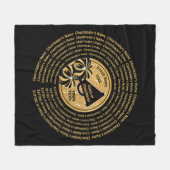 Couverture Polaire TOUS Les Noms De Cheerleaders, Les Cadeaux De Chee (Devant (Horizontal))