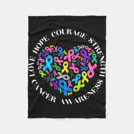 Couverture Polaire Tous les problèmes de cancer, la sensibilisation C (Devant)