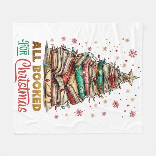 Couverture Polaire Tous réservés pour Noël (Devant (Horizontal))