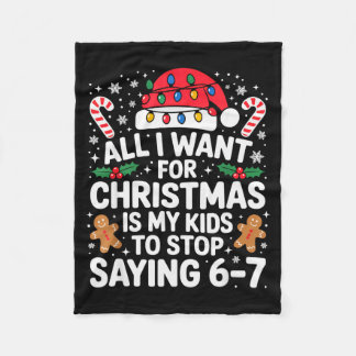 Couverture Polaire Tout ce que je veux pour Noël, c'est que mes enfan
