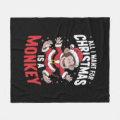 Couverture Polaire Tout ce que je veux pour Noël, c'est un Amant sing (Devant (Horizontal))