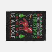 Couverture Polaire Tout Ce Que Je Veux Pour Noël, C'Est Une Chemise W (Devant (Horizontal))