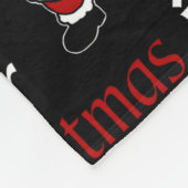 Couverture Polaire Tout ce que je veux pour Noël/Santa...Épilepsie (Coin)