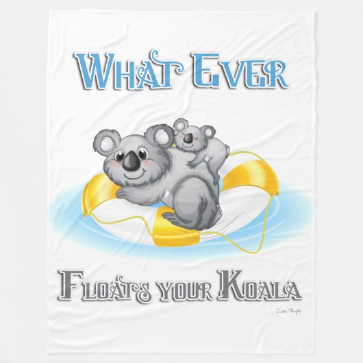 Couverture Polaire TOUT CE QUI Flotte votre Koala (Devant)