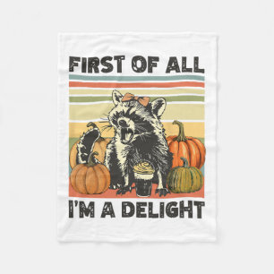 Couverture Polaire Tout d'abord je suis un plaisir Vintage 90s automn