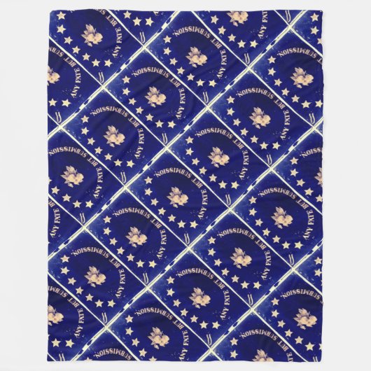 Couverture Polaire Tout destin mais soumission - bleu de St Augustine (Devant)