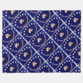 Couverture Polaire Tout destin mais soumission - bleu de St Augustine (Devant (Horizontal))