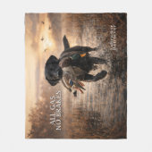 Couverture Polaire Tout Gaz Pas de Freins Black Lab (Devant)