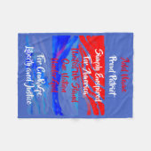 Couverture Polaire Tout Simplement Pour L'Amérique Une Nation Sous Di (Devant (Horizontal))