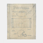 Couverture Polaire Tout sur le jeu - Football (Devant)