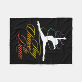 Couverture Polaire Toute Chance De Danse (Devant (Horizontal))