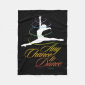 Couverture Polaire Toute Chance De Danse (Devant)