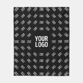 Couverture Polaire Toute conception ou logo d'image téléchargé | Pièc (Devant)