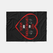 Couverture Polaire Toutes Les Conversations Sont Des Mots Langues Des (Devant (Horizontal))