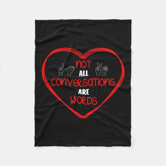 Couverture Polaire Toutes Les Conversations Sont Des Mots Langues Des (Devant)