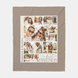 Couverture Polaire Toutes les couleurs Modern 10 Photo Collage Meille