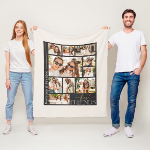 Couverture Polaire Toutes les couleurs Modernes 10 Photo Collage Meil