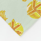 Couverture Polaire Toutes les routes mènent à la maison (Coin)