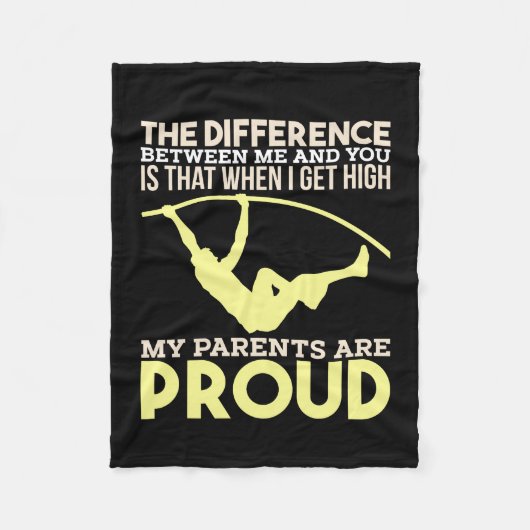 Couverture Polaire Track and Field - Mes parents sont fiers (Devant)